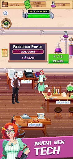 Power Inc: Idle Tycoon Empire мод меню скриншот 3