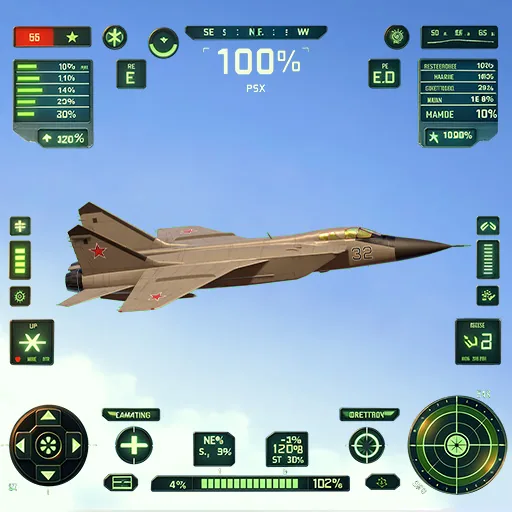 Sky Warriors: воздушные бои мод меню